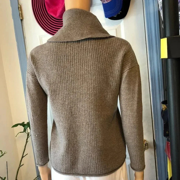 100% Extra fine Merino Wool Cynthia Rowley Women Cozy Soft  Sweater Size M - Picture 2 of 5